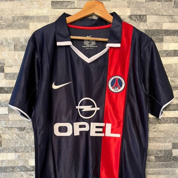 PSG Paris Saint Germain Nike 2001-02 RONALDINHO Jersey - Picture 1 of 5